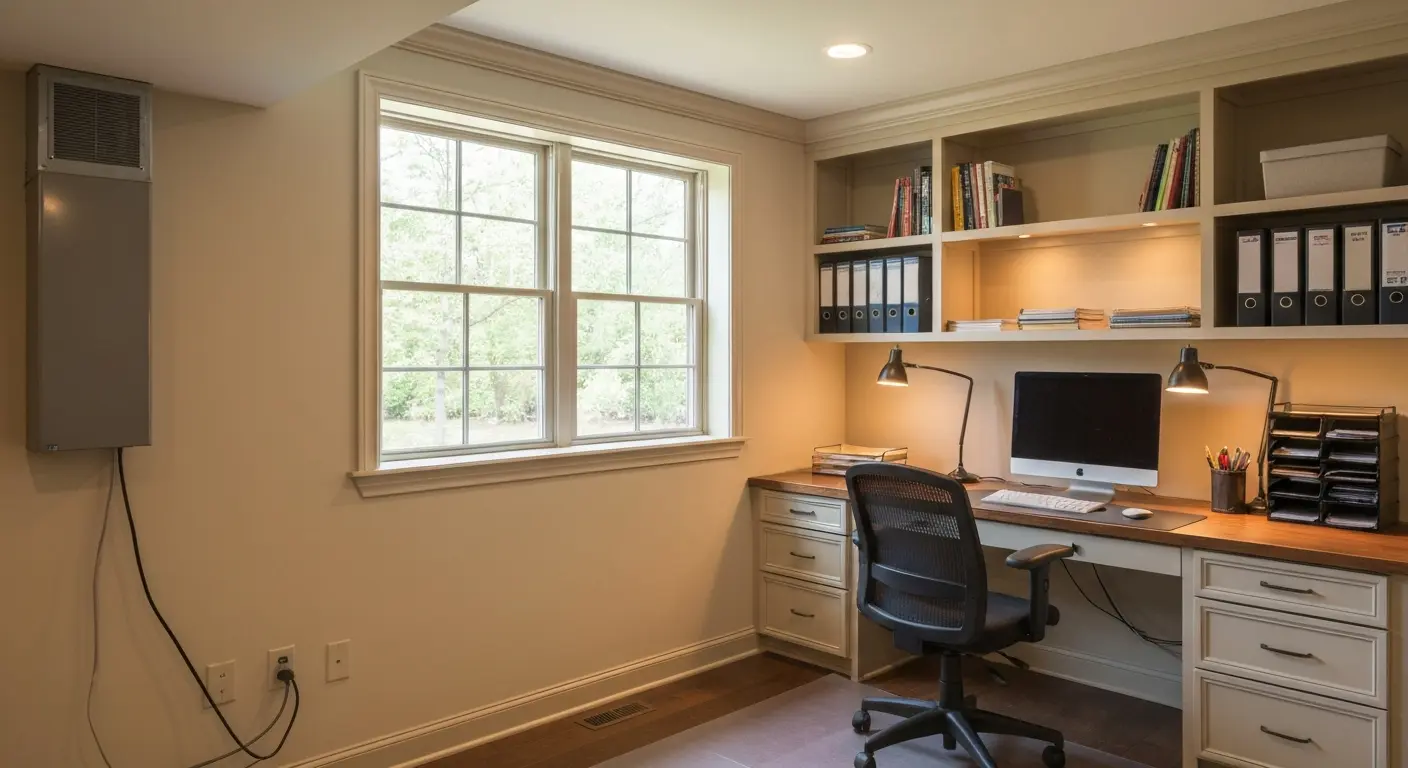 Home office basement
