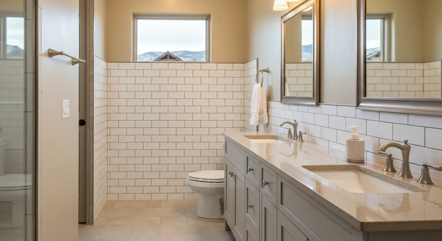 Master bathroom renovation in Larkspur