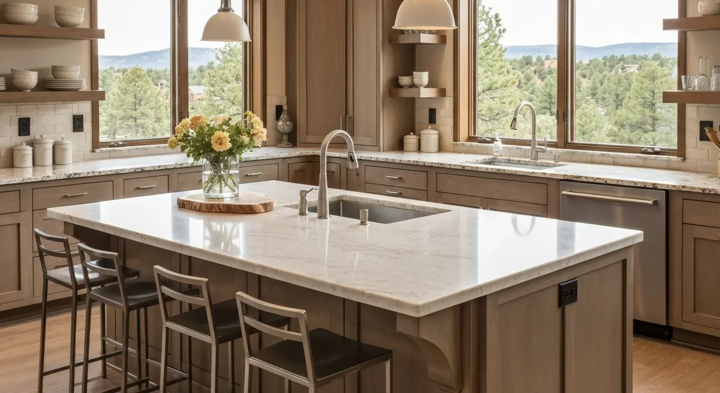 Kitchen island design and installation