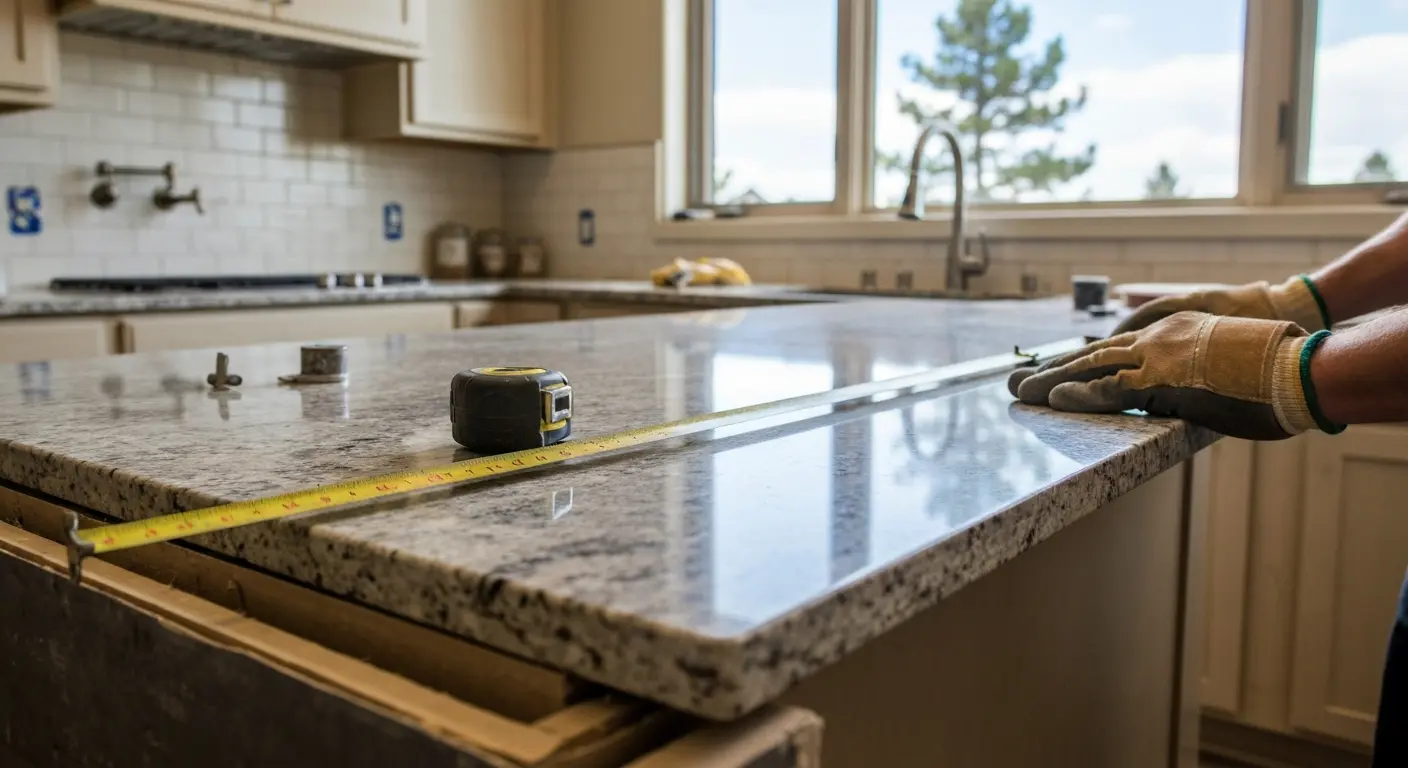 Kitchen countertop installation in Castle Rock
