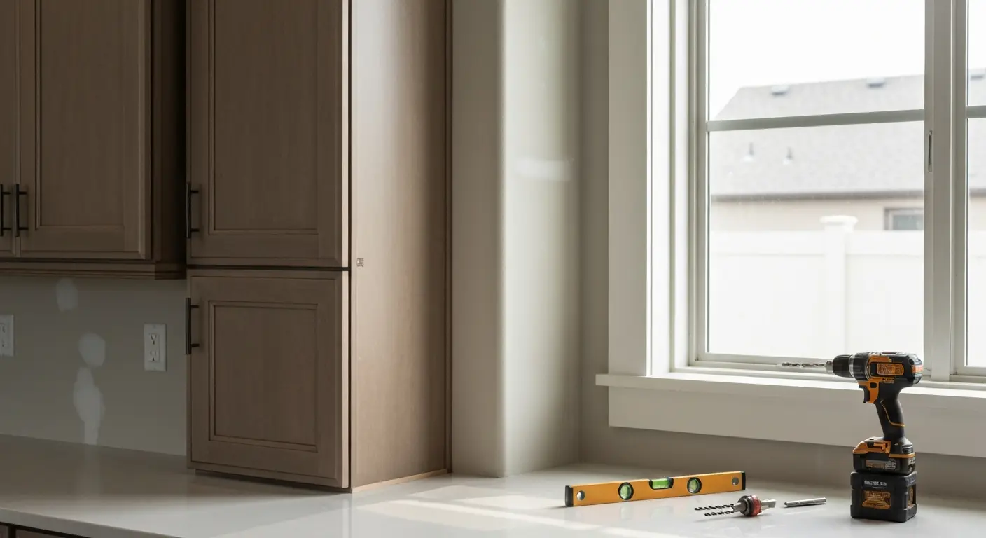 Custom cabinet installation in Castle Rock kitchen
