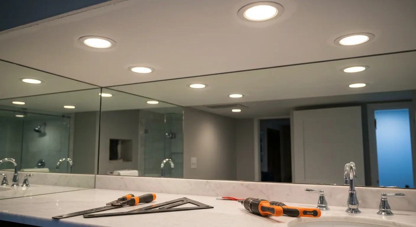 Recessed lighting installation