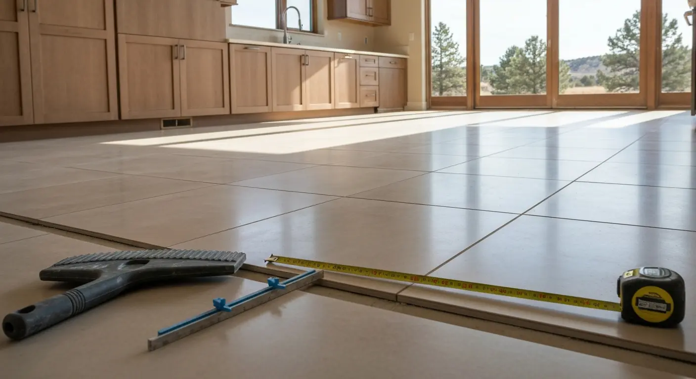 Kitchen flooring installation in Castle Rock