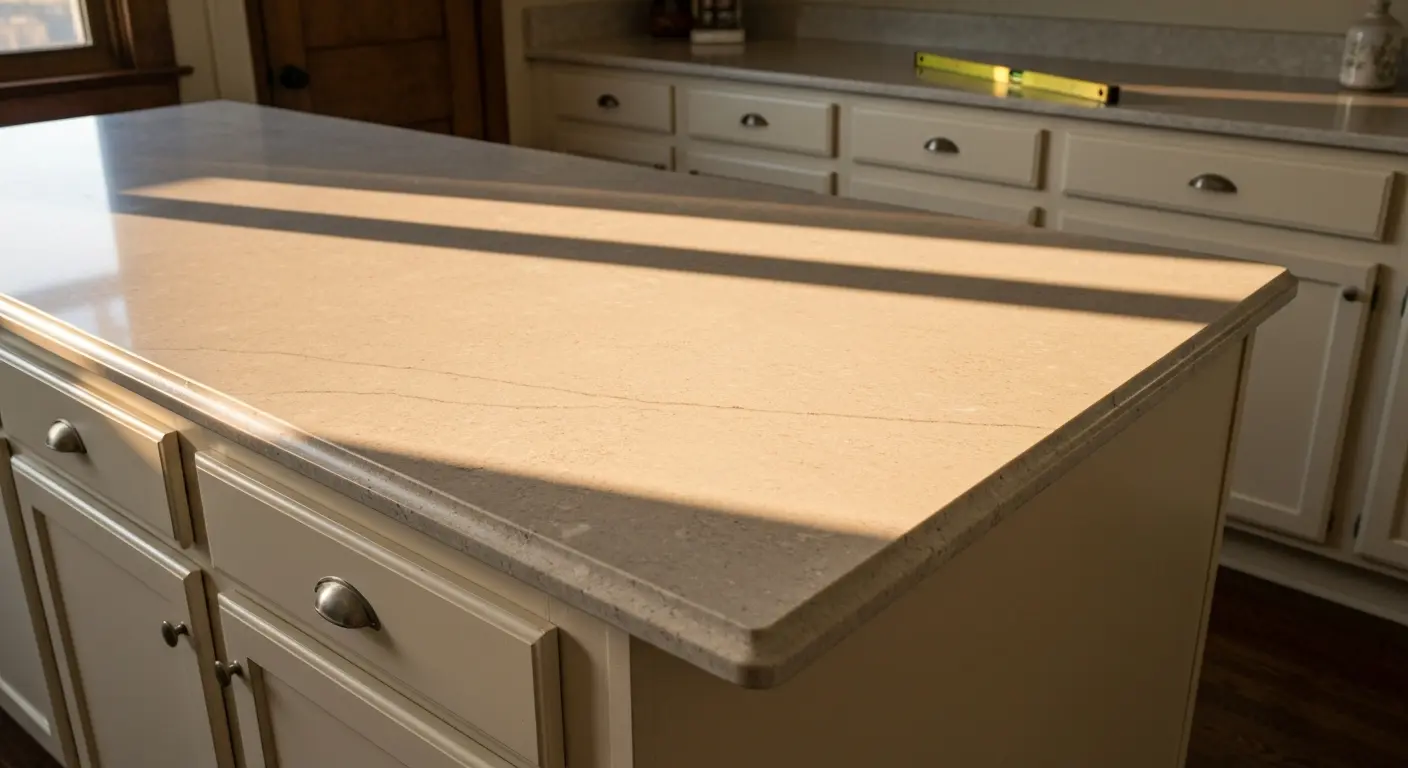 Kitchen countertop installation