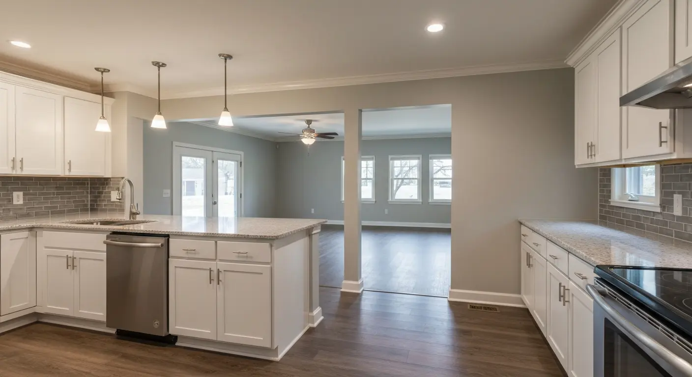 Kitchen-living remodel