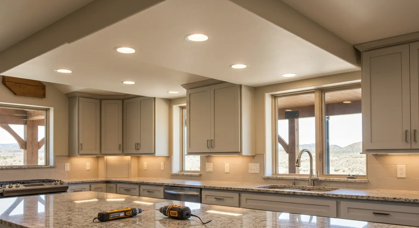 Recessed lighting installation