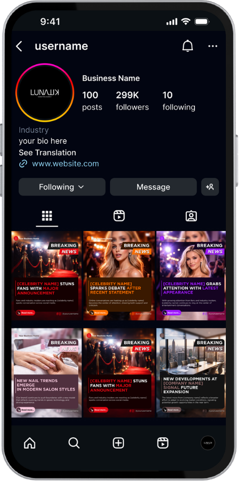 Secondary Profile Left