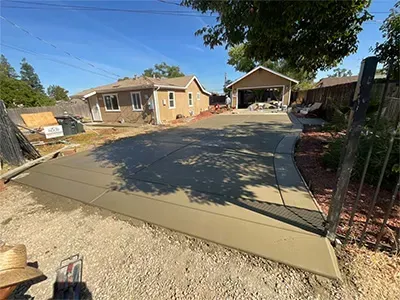 Finished ADU exterior with deck