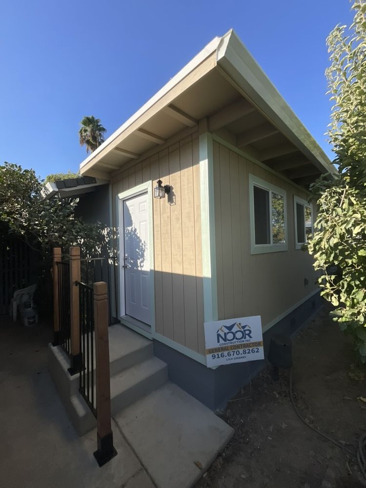 Modern garage conversion to accessory dwelling unit