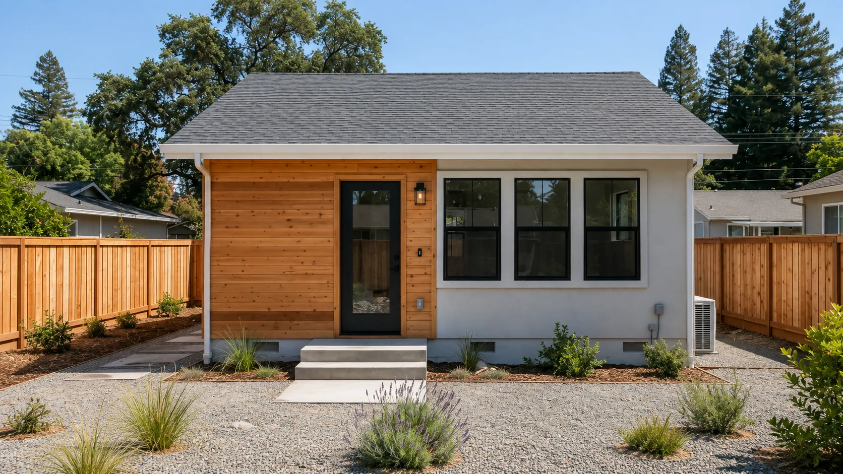 Completed Sacramento ADU construction