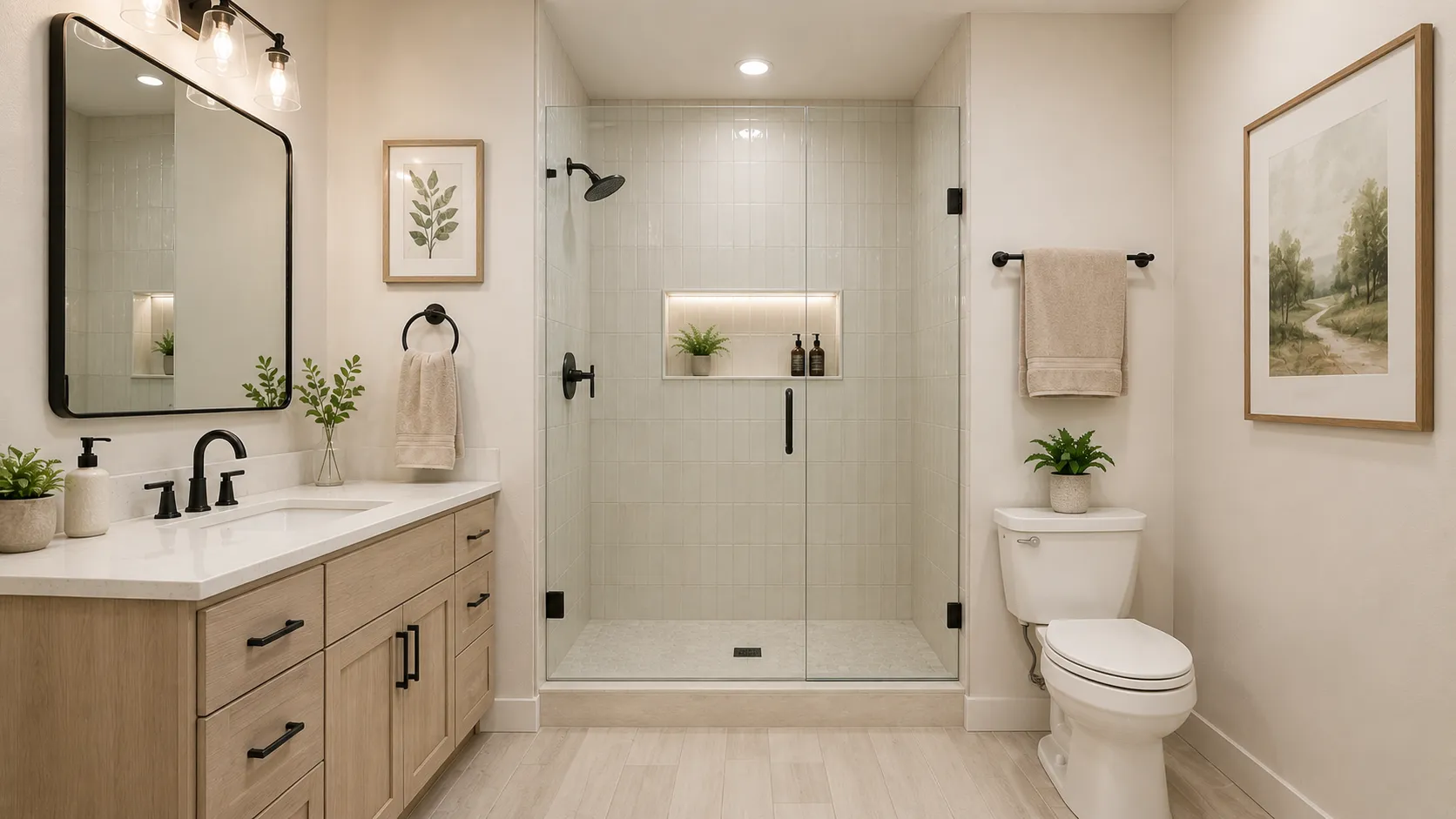Completed Roseville Bathroom Remodel