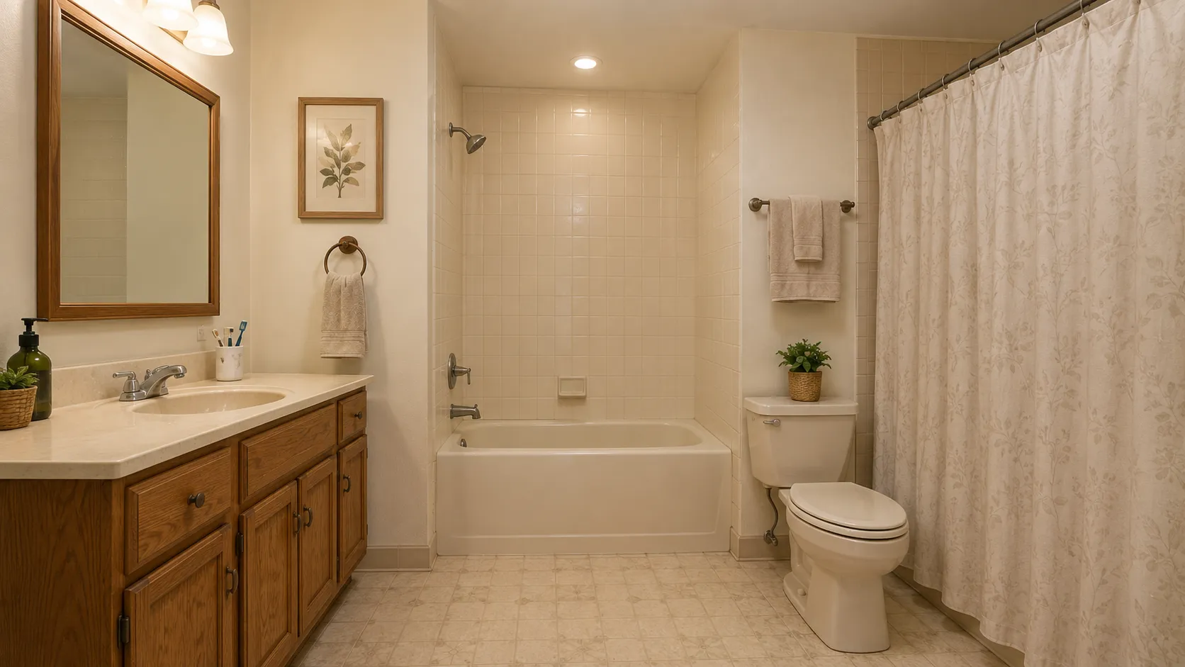 Roseville Bathroom Before Remodel