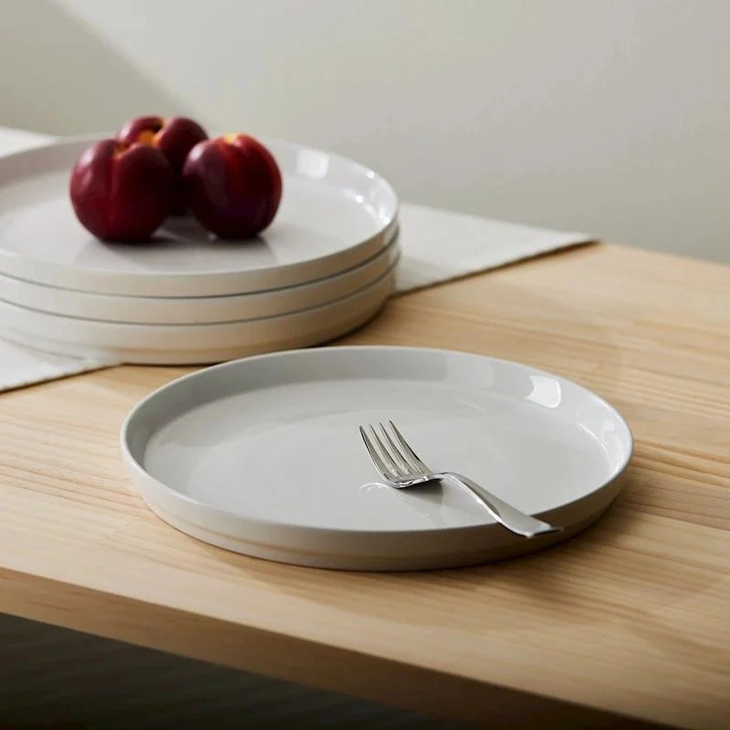 White Dinner Plate Hire