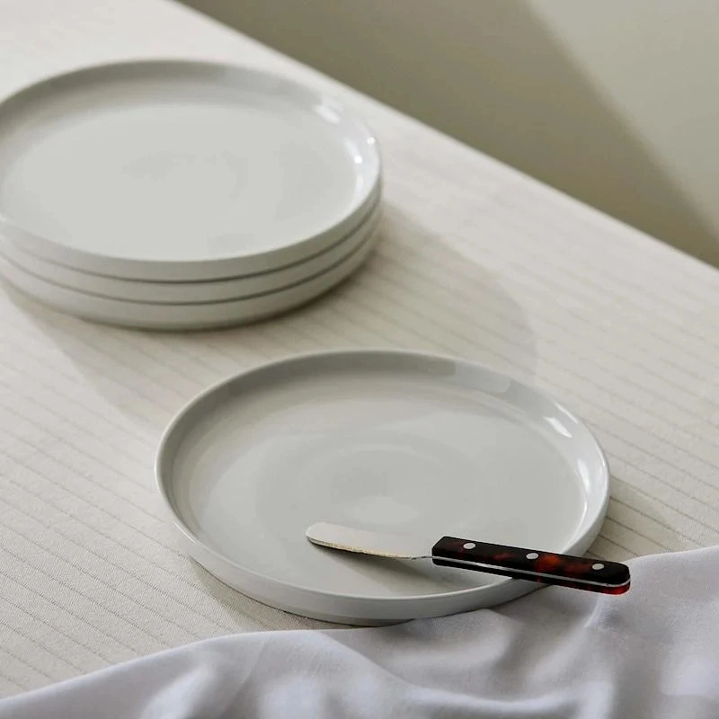 White Plate Hire Item