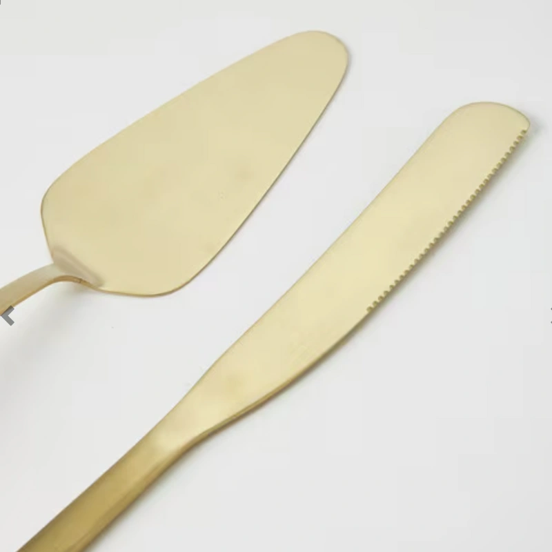 Gold Cake Knife wedding & event hire