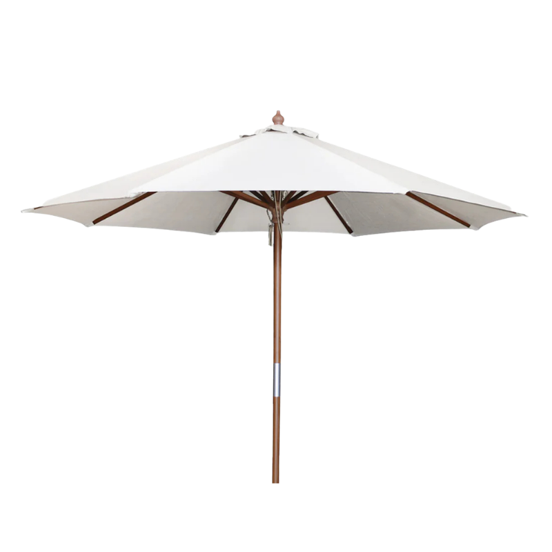White Outdoor Umbrella Hire in Bay of Islands & Kerikeri