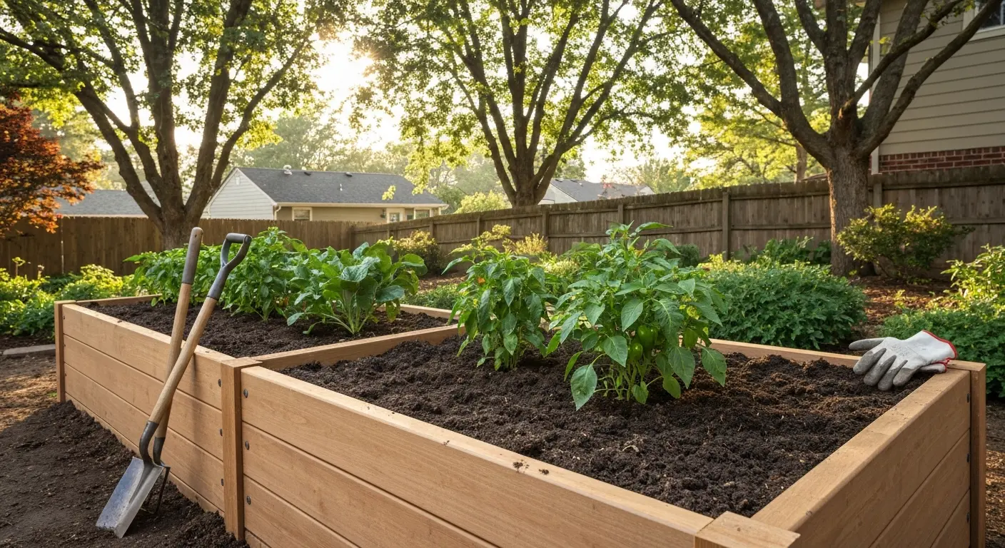 Garden planter wall