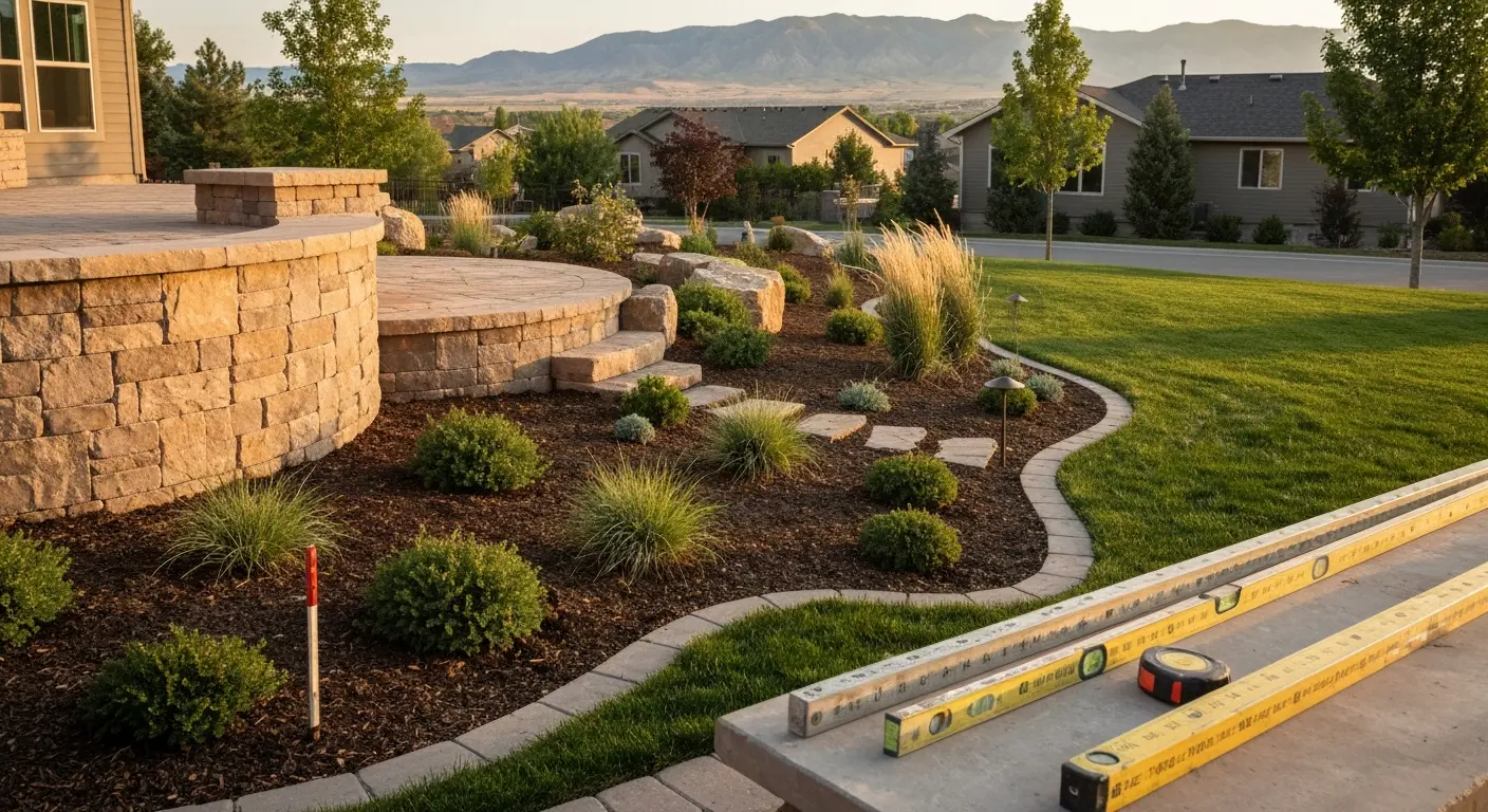 Landscape design project in Draper
