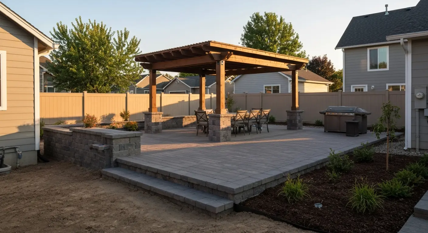 Patio and outdoor living space