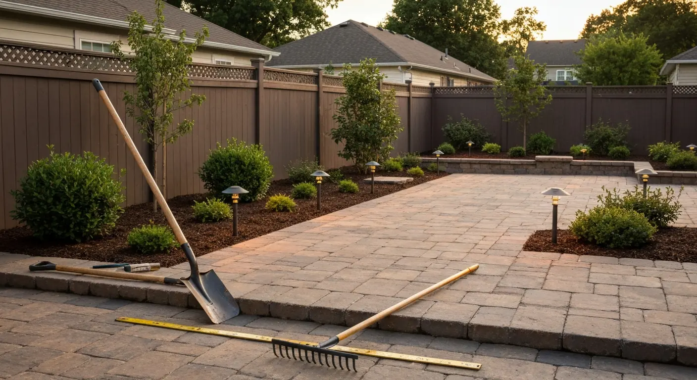 Backyard renovation project