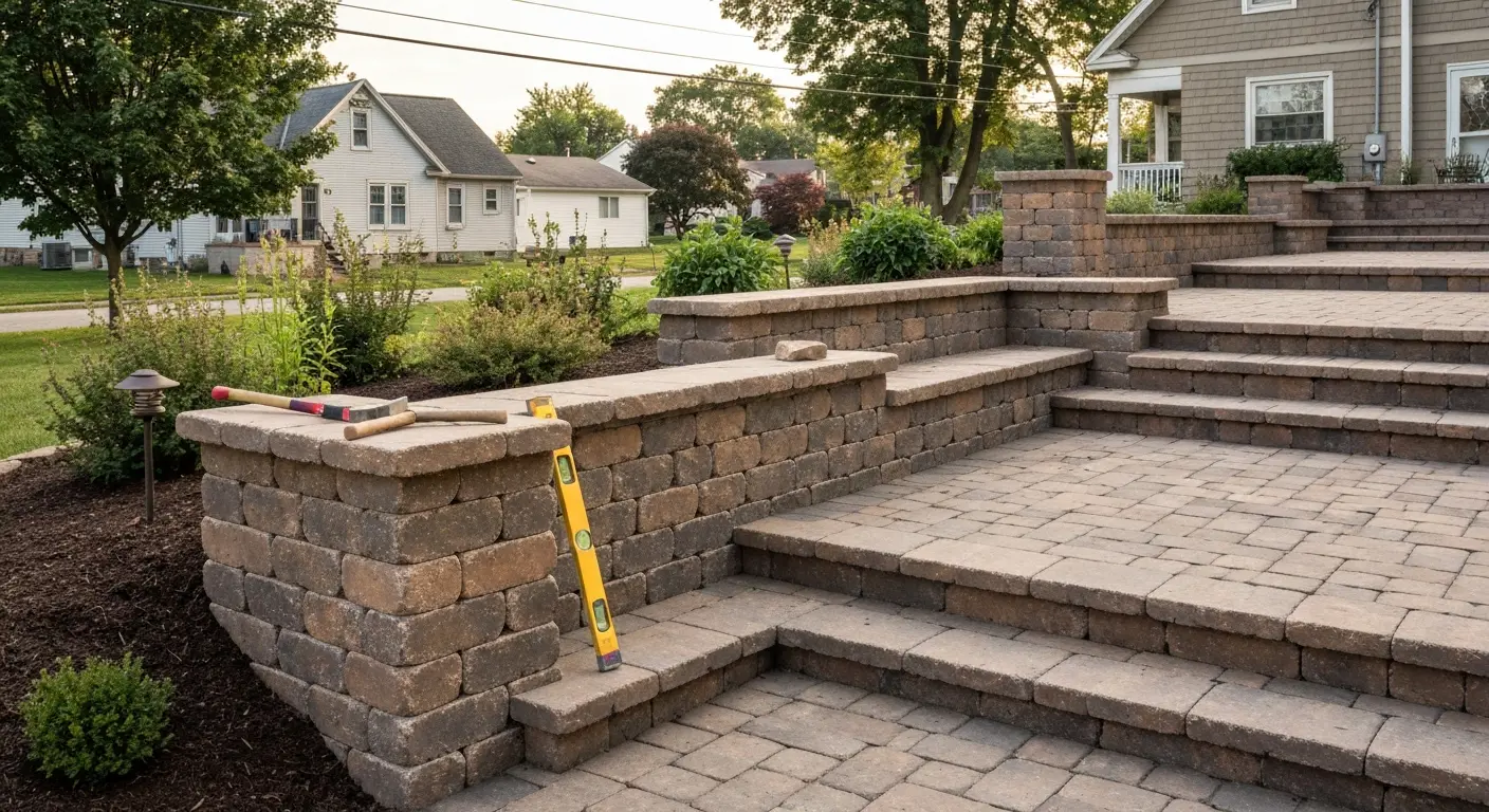 Multi-level patio design