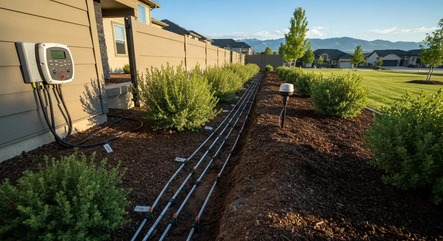 Irrigation system installation