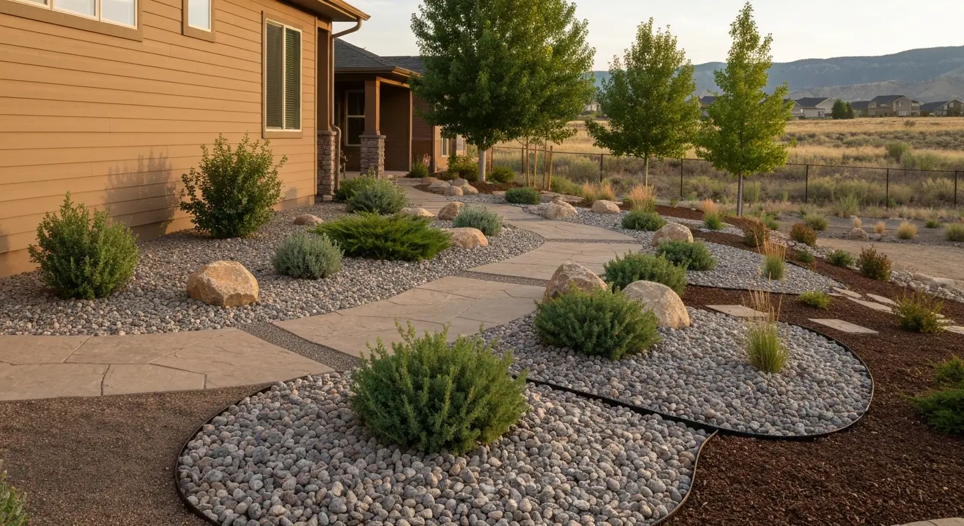 Landscape design installation