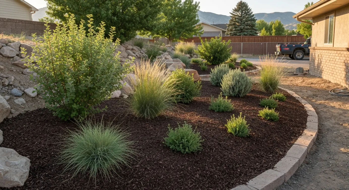 Native plant landscape