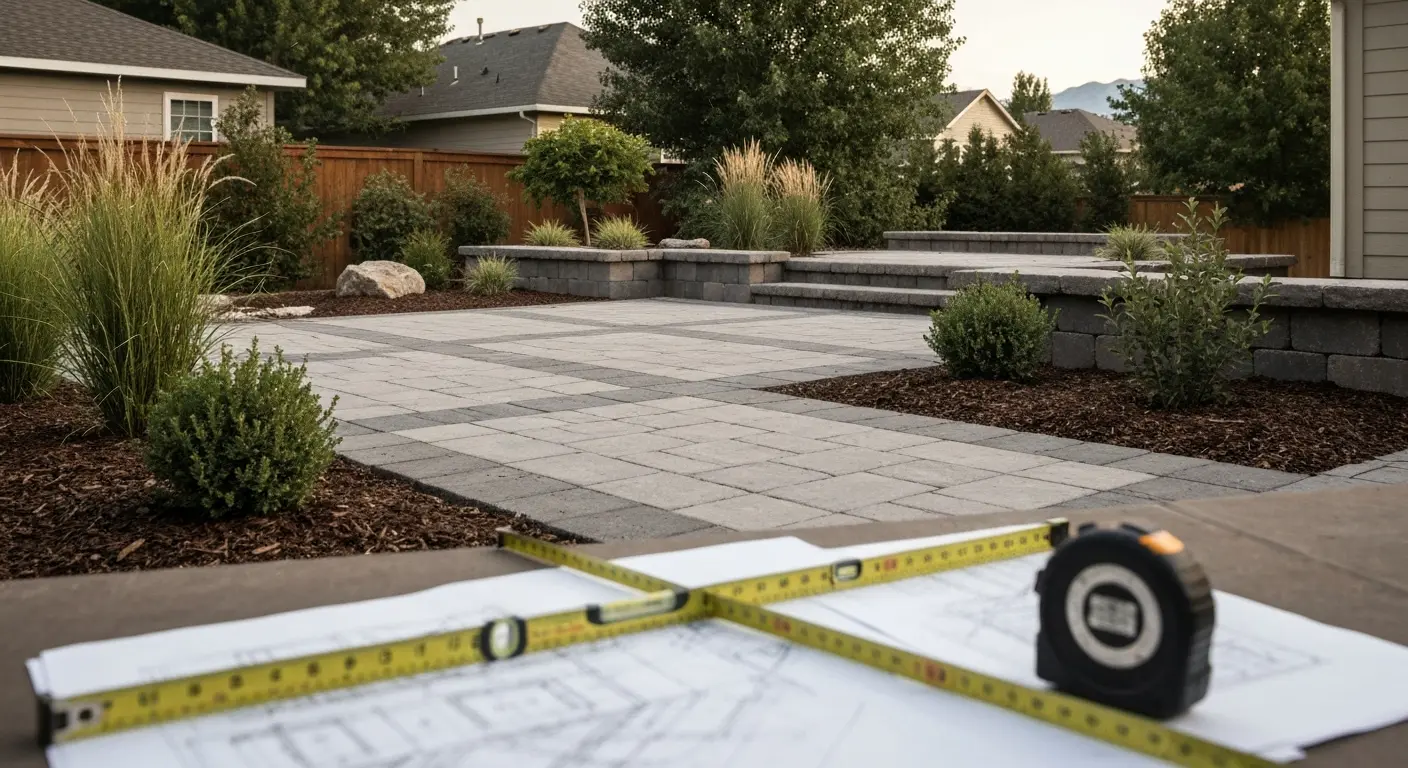 Landscape patio design