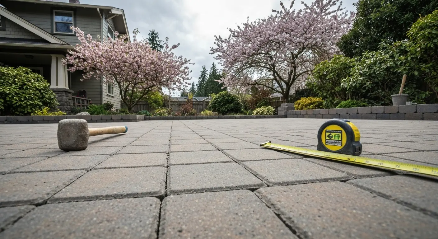 Patio installation