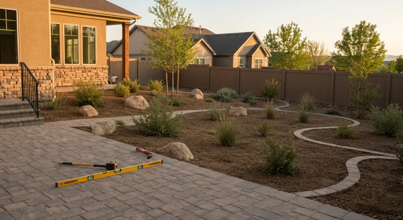 Backyard renovation project