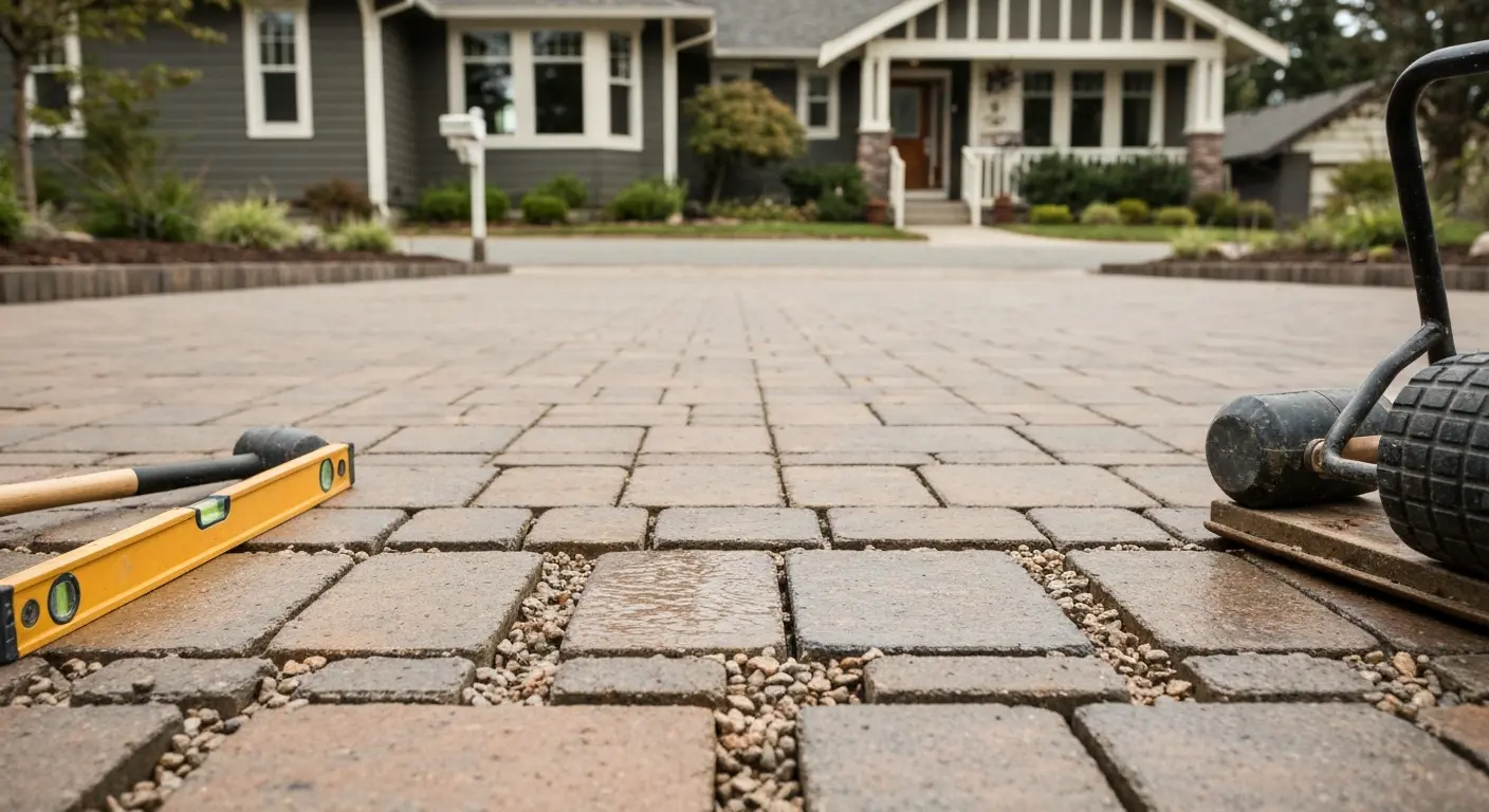 Permeable paver installation