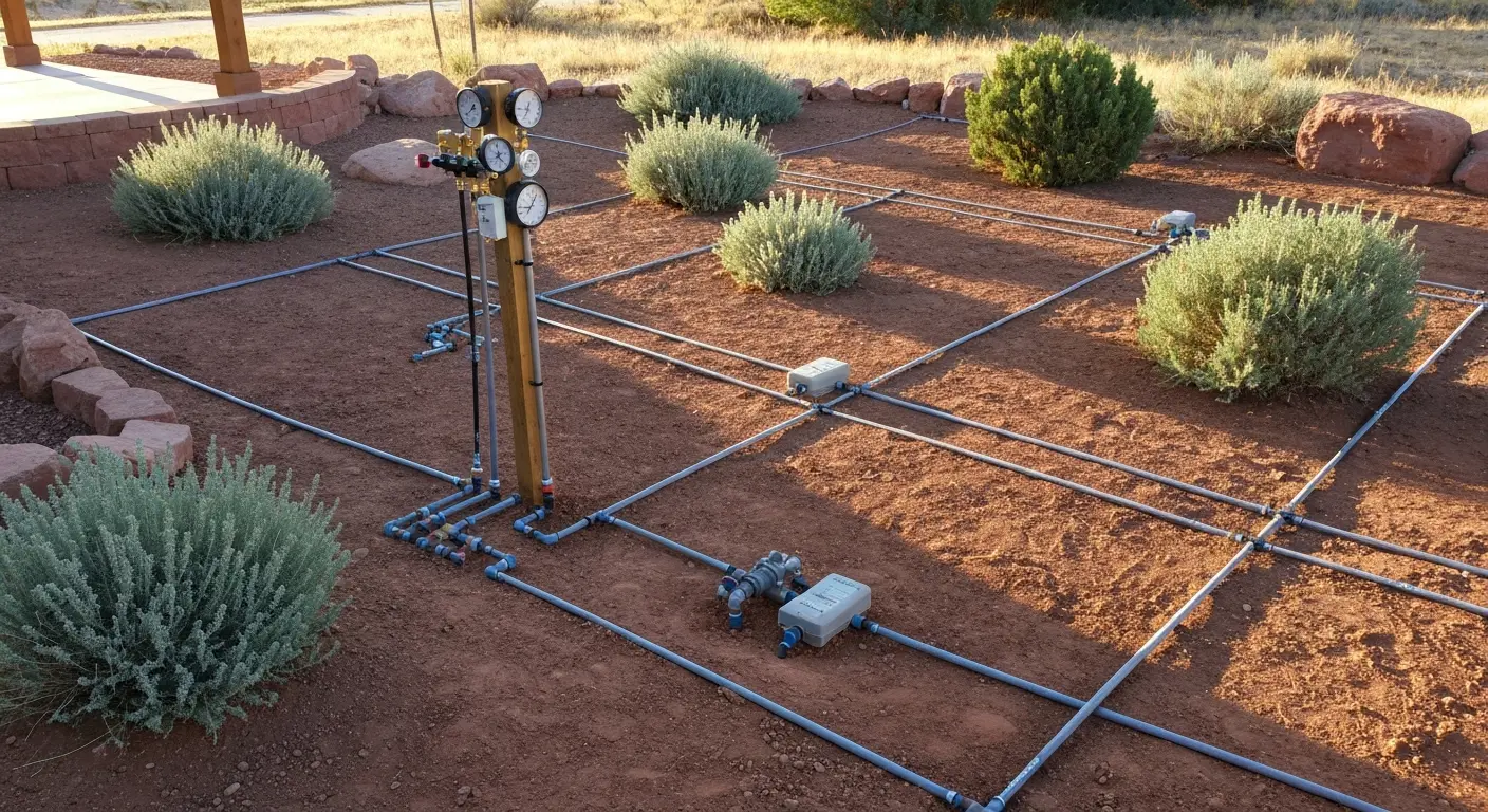 Irrigation system installation and layout