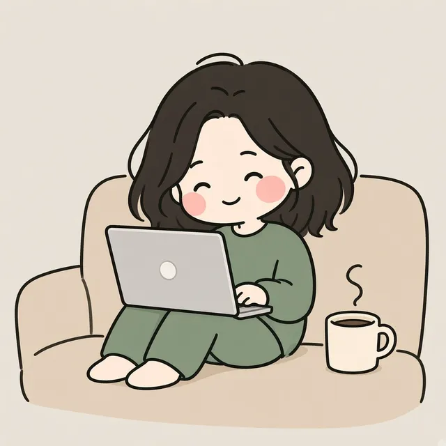 Illustration: video consult from the sofa