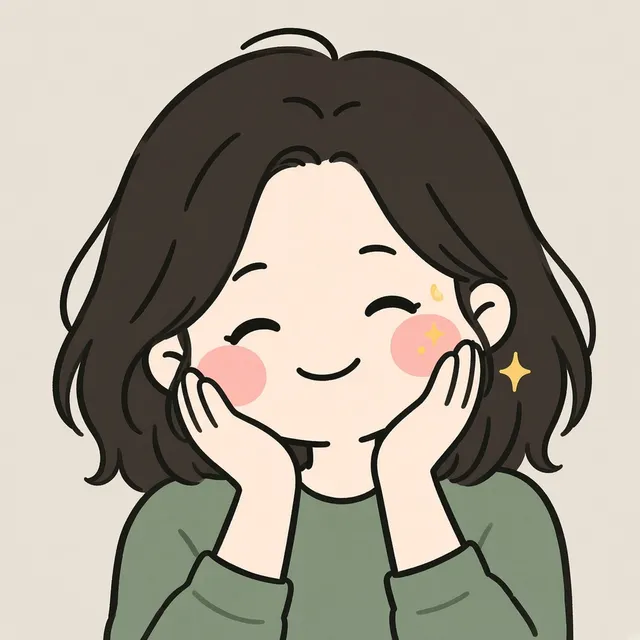 Illustration: touching a smooth cheek