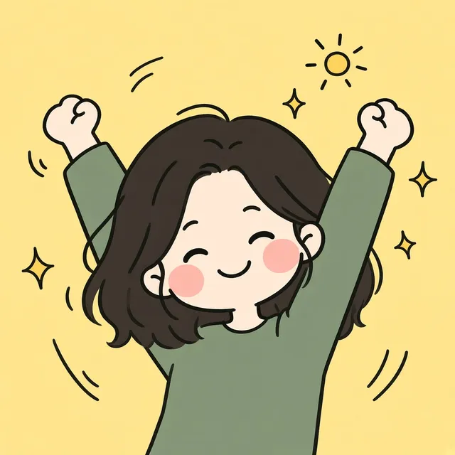 Illustration: stretching with energy