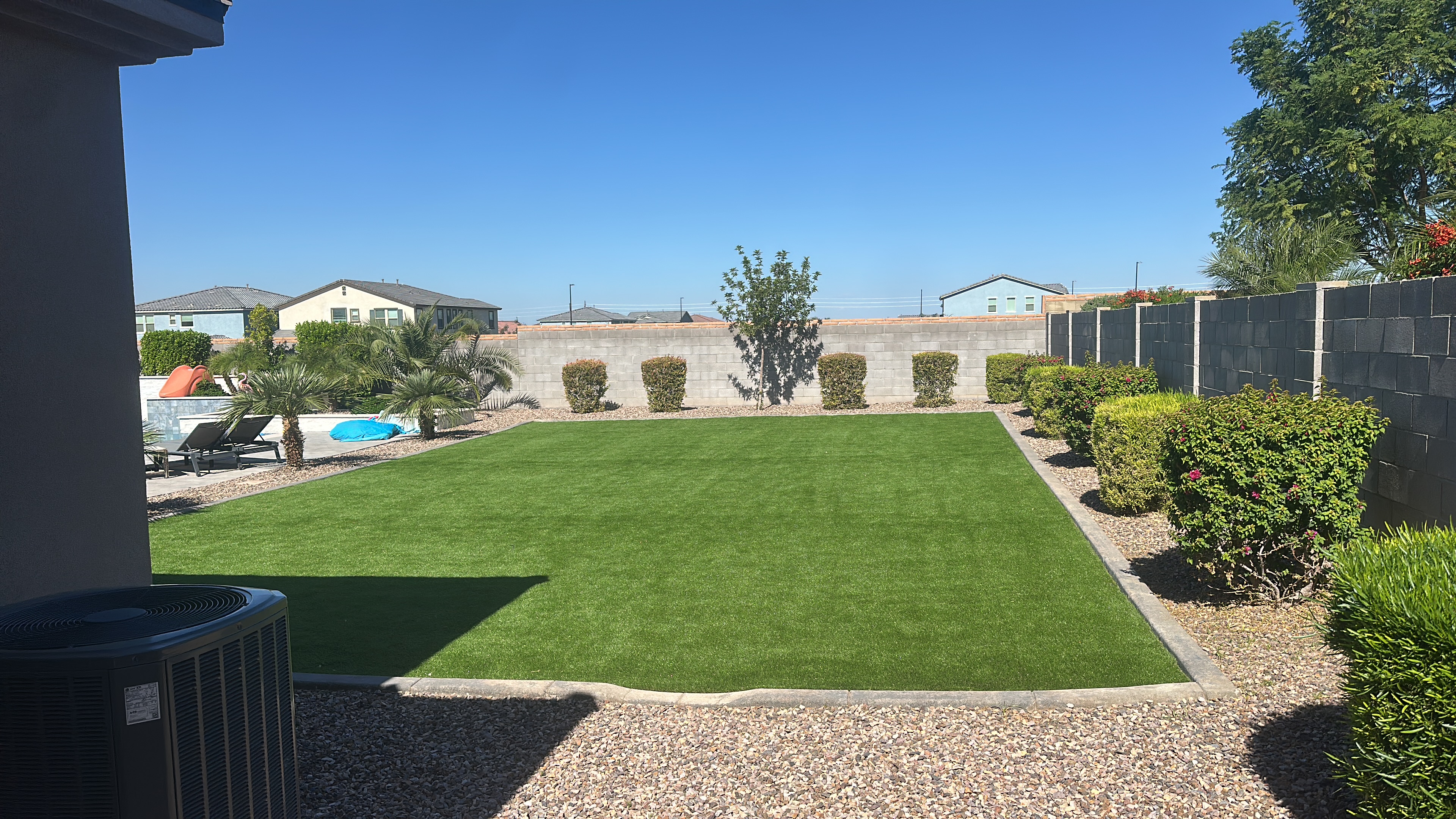 Backyard landscaping Phoenix AZ
