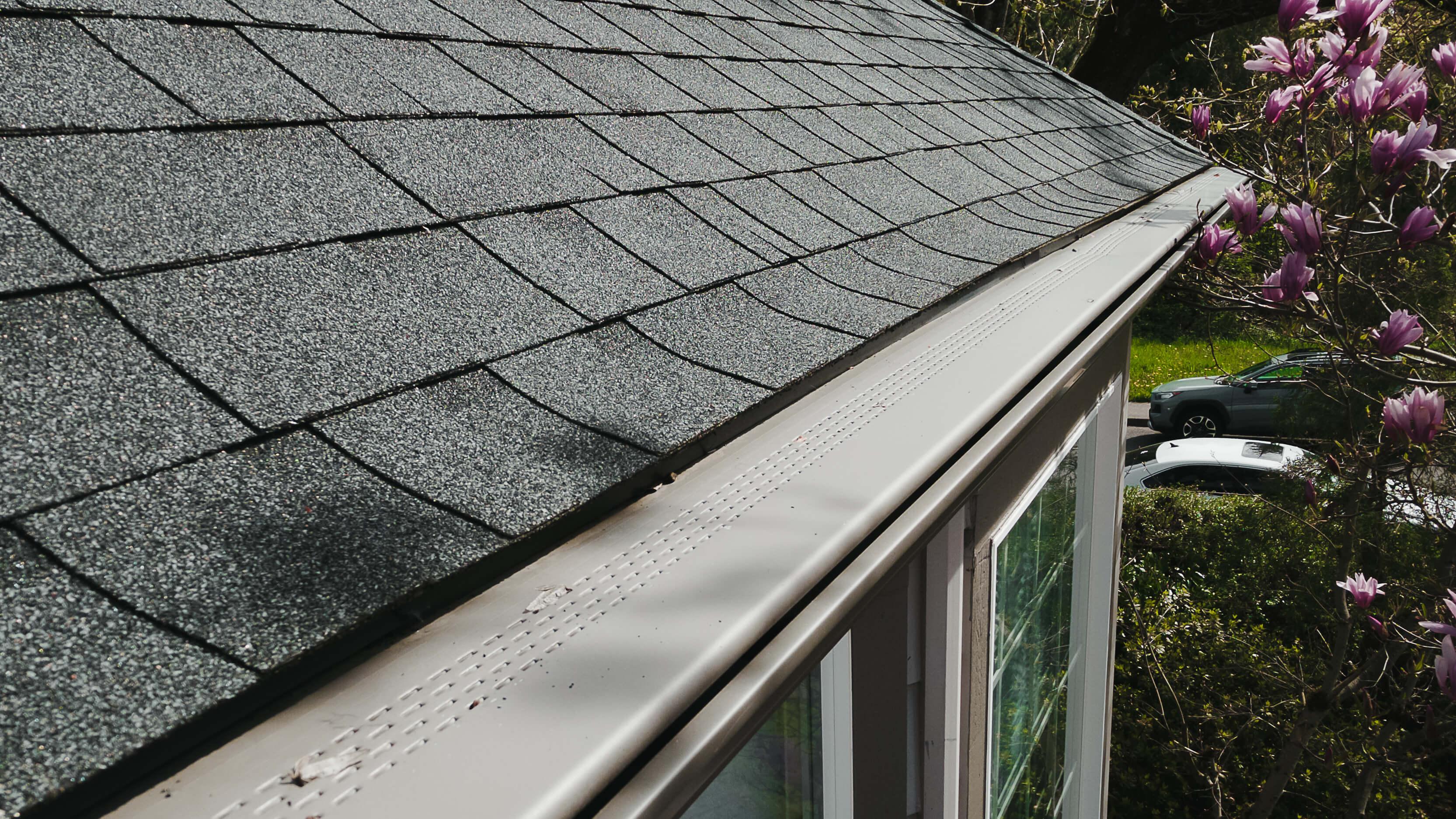 fascia and gutter detail on a Pacific Northwest home