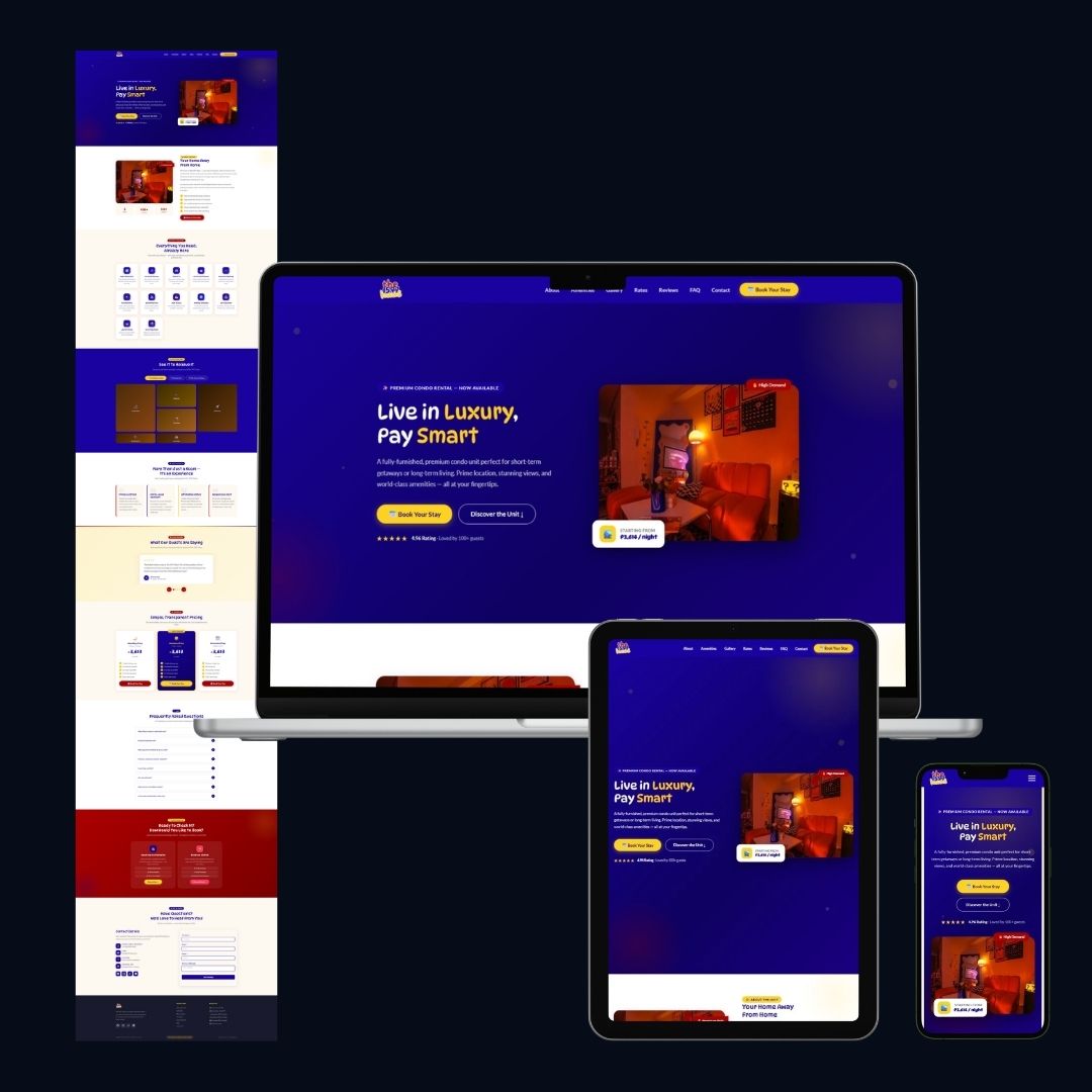 Direct Booking Website