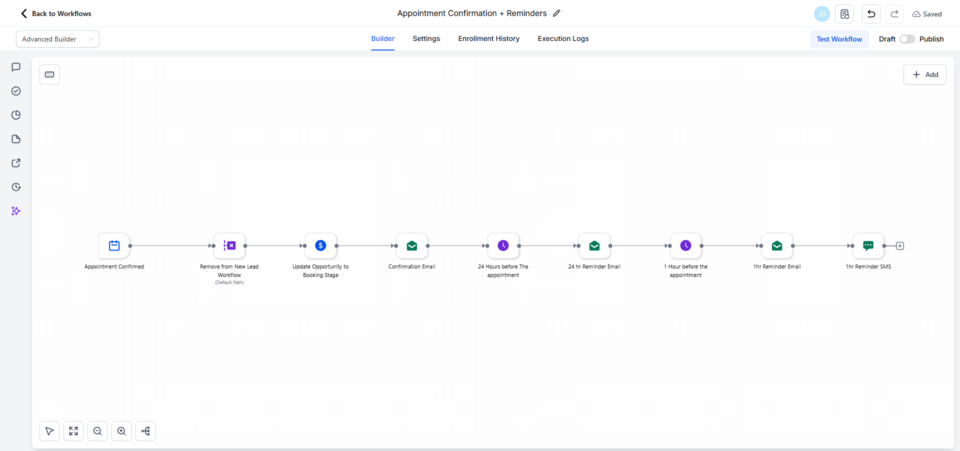 Appointment Confirmation + Reminders Automation