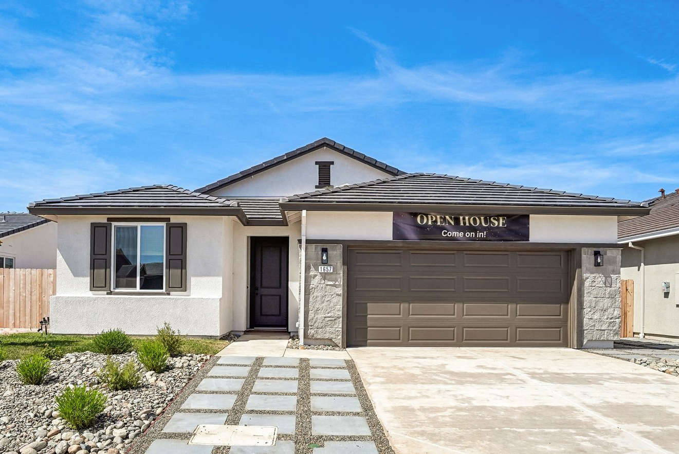 Plan 3 model home exterior