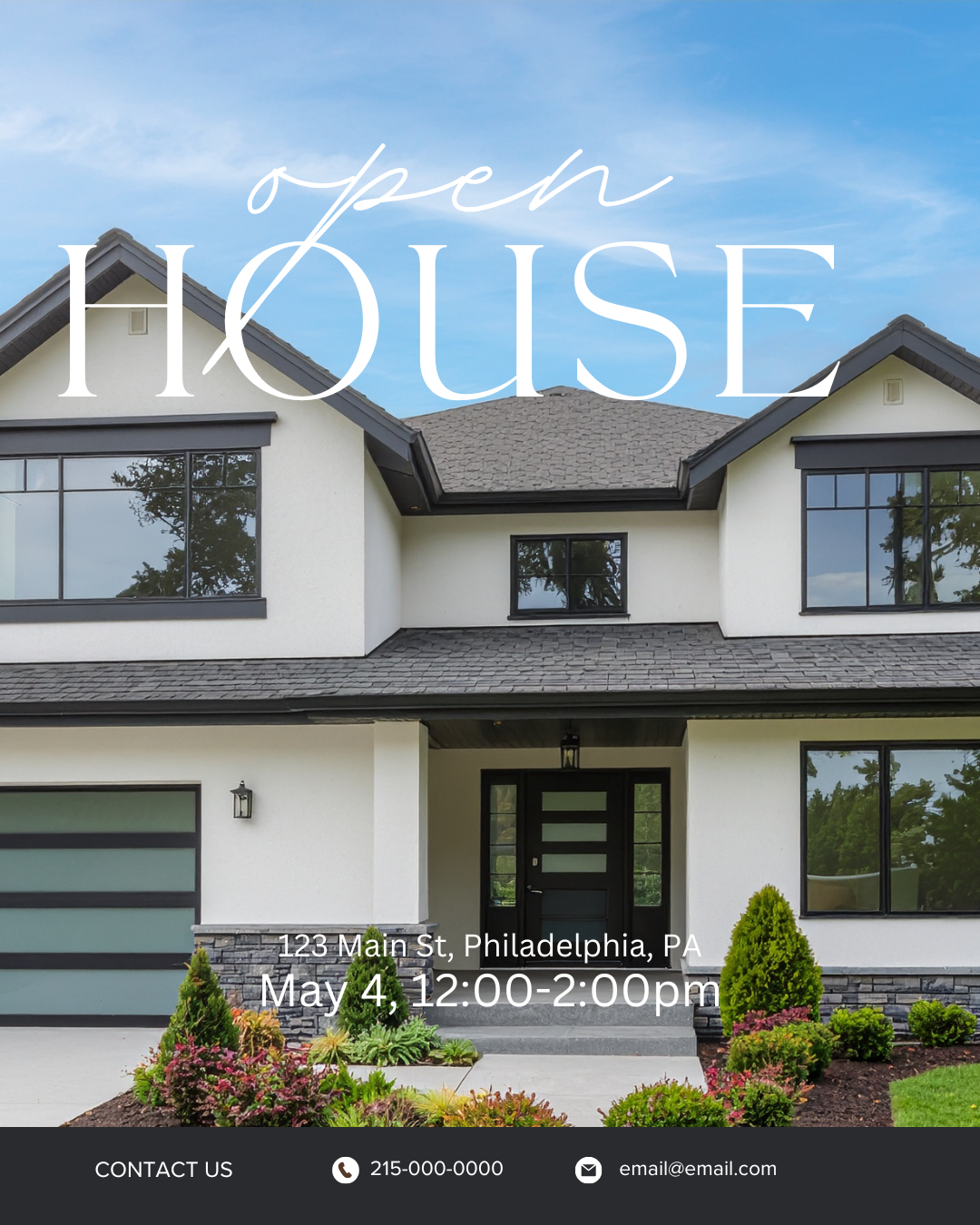 Open House — Event Flyer