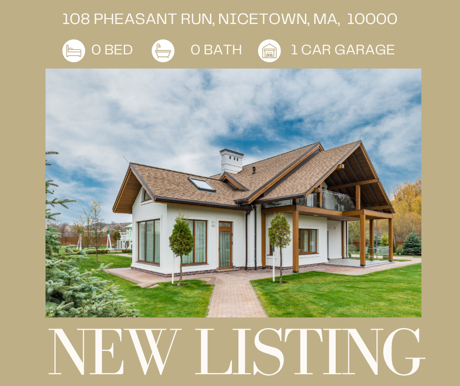 New Listing — Bold Announcement