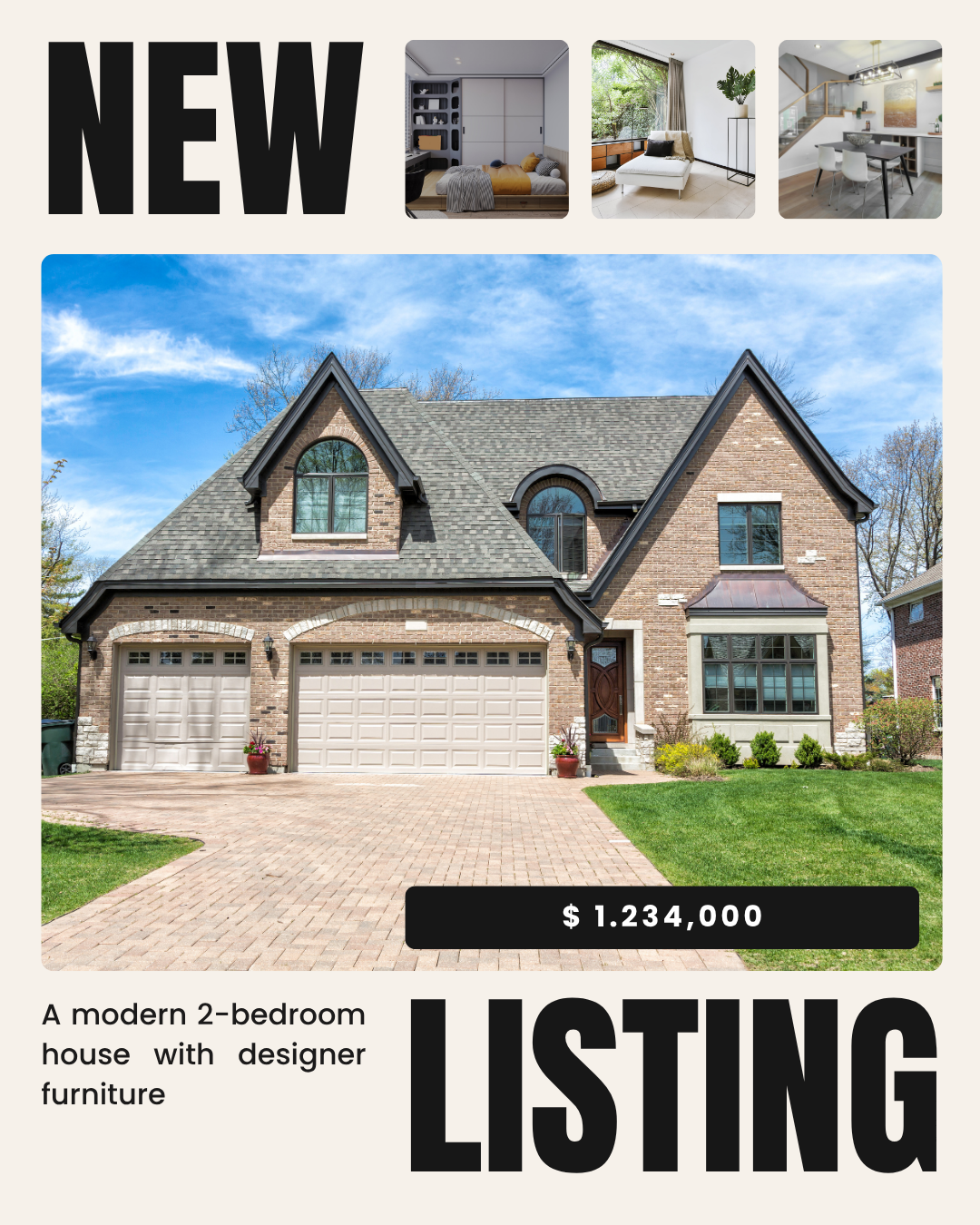 New Listing — Minimal Clean