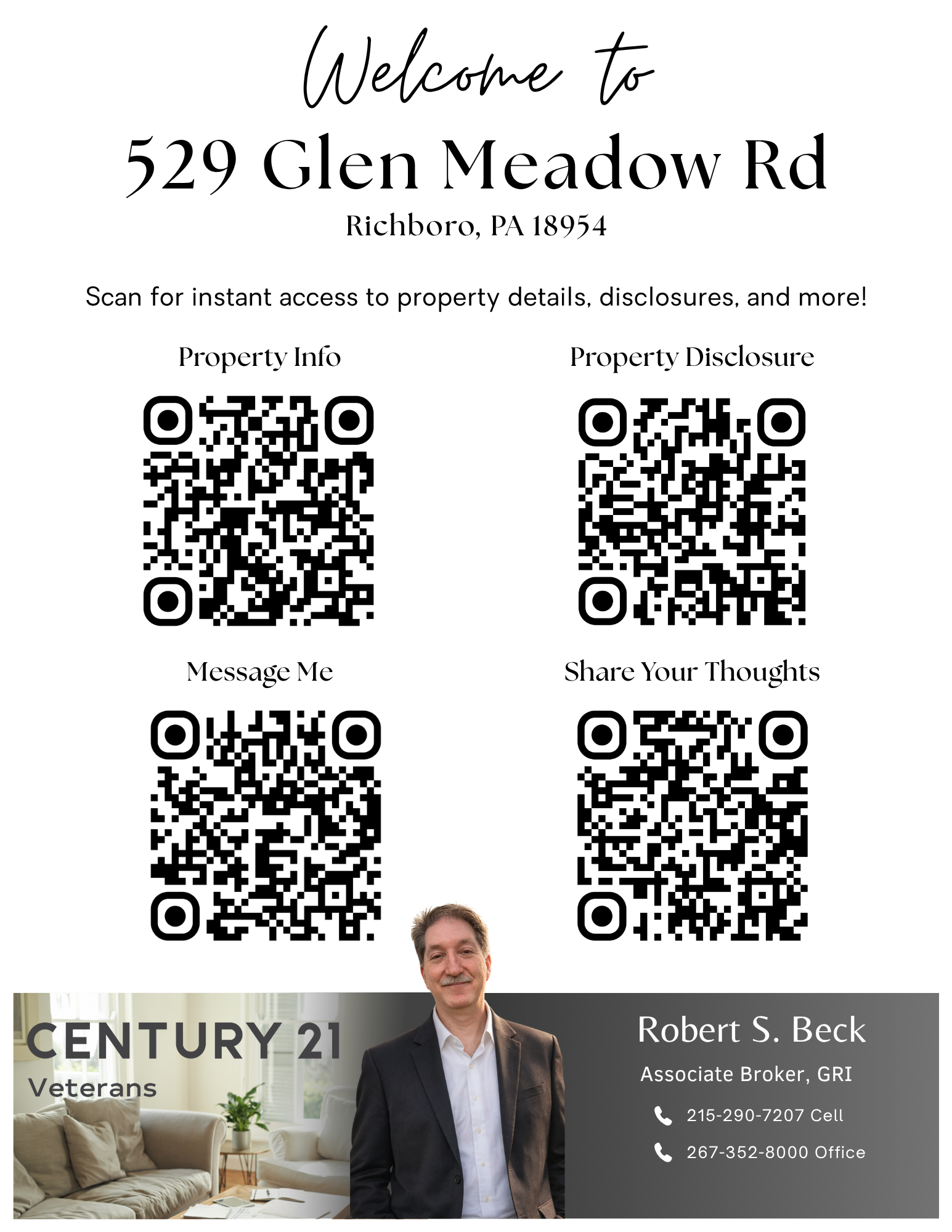 Informational QR Code Flyer