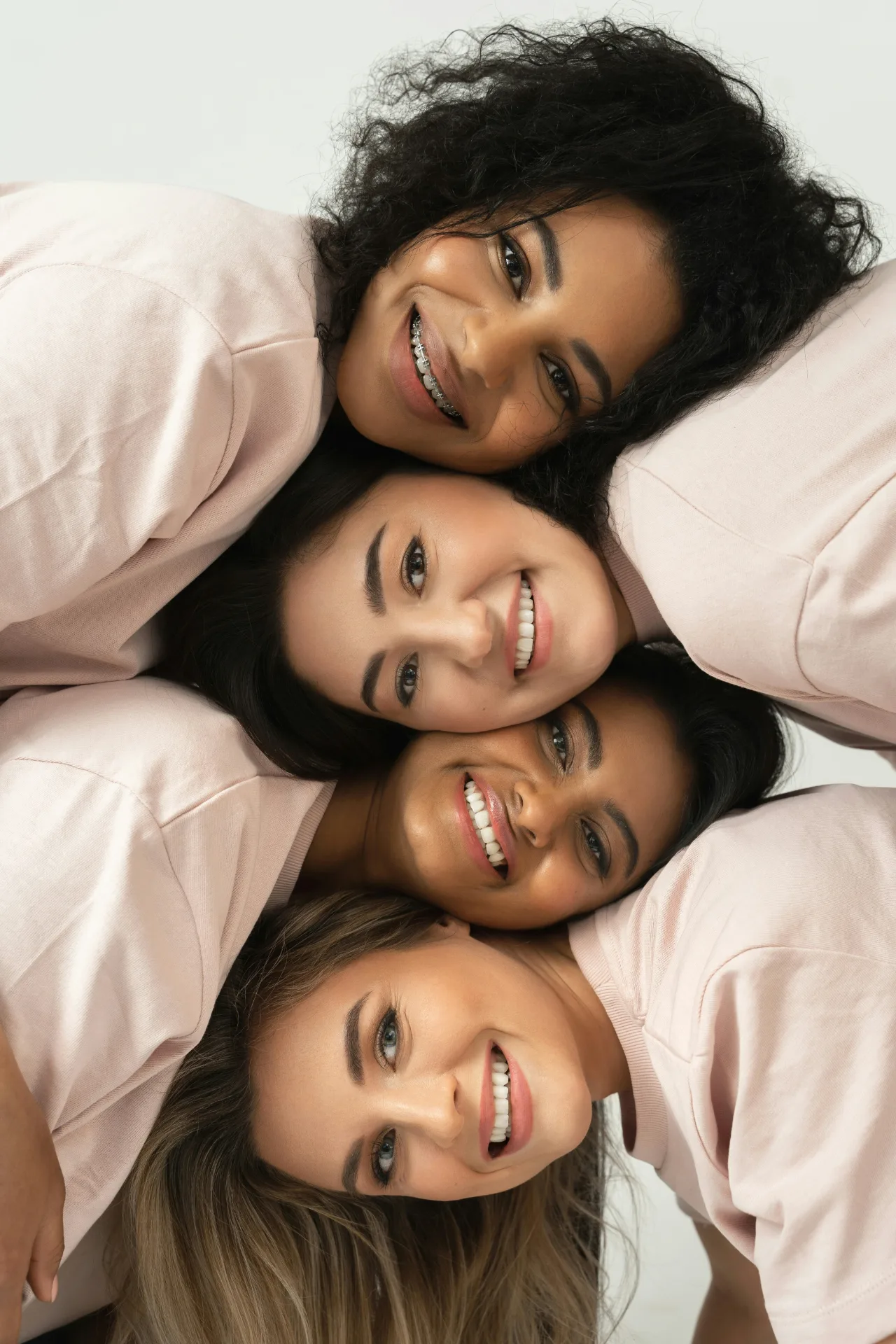 Group of women smiling together