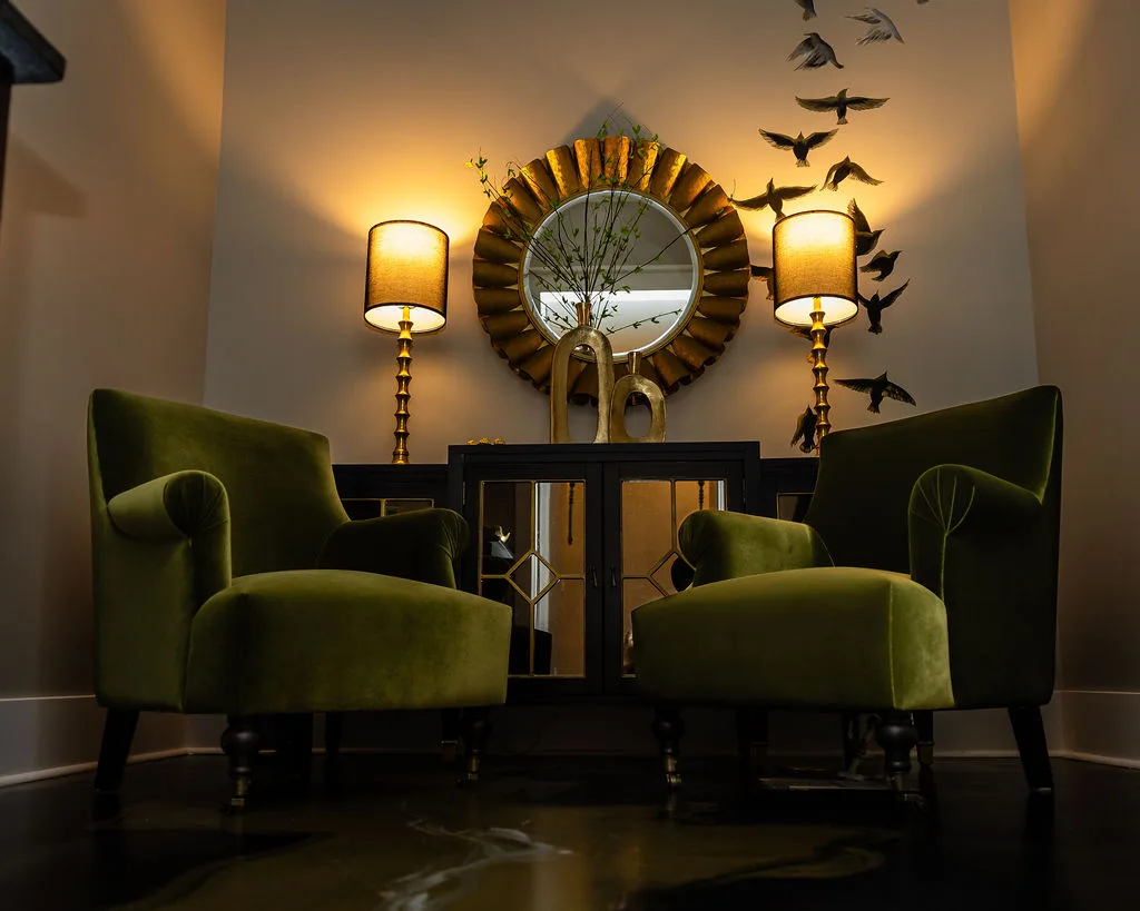 Lounge seating at Lexel Aesthetics in Dunn, NC