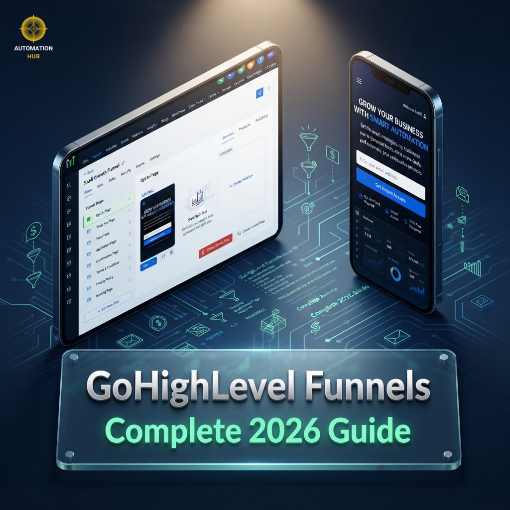 GoHighLevel funnel builder dashboard