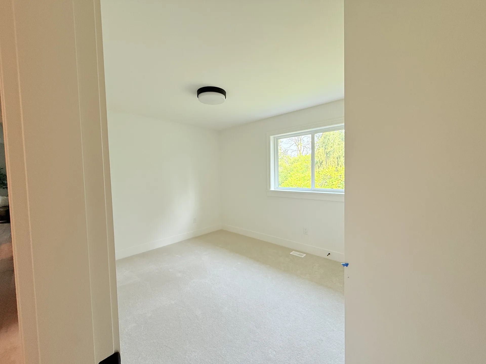 Secondary bedroom interior painting