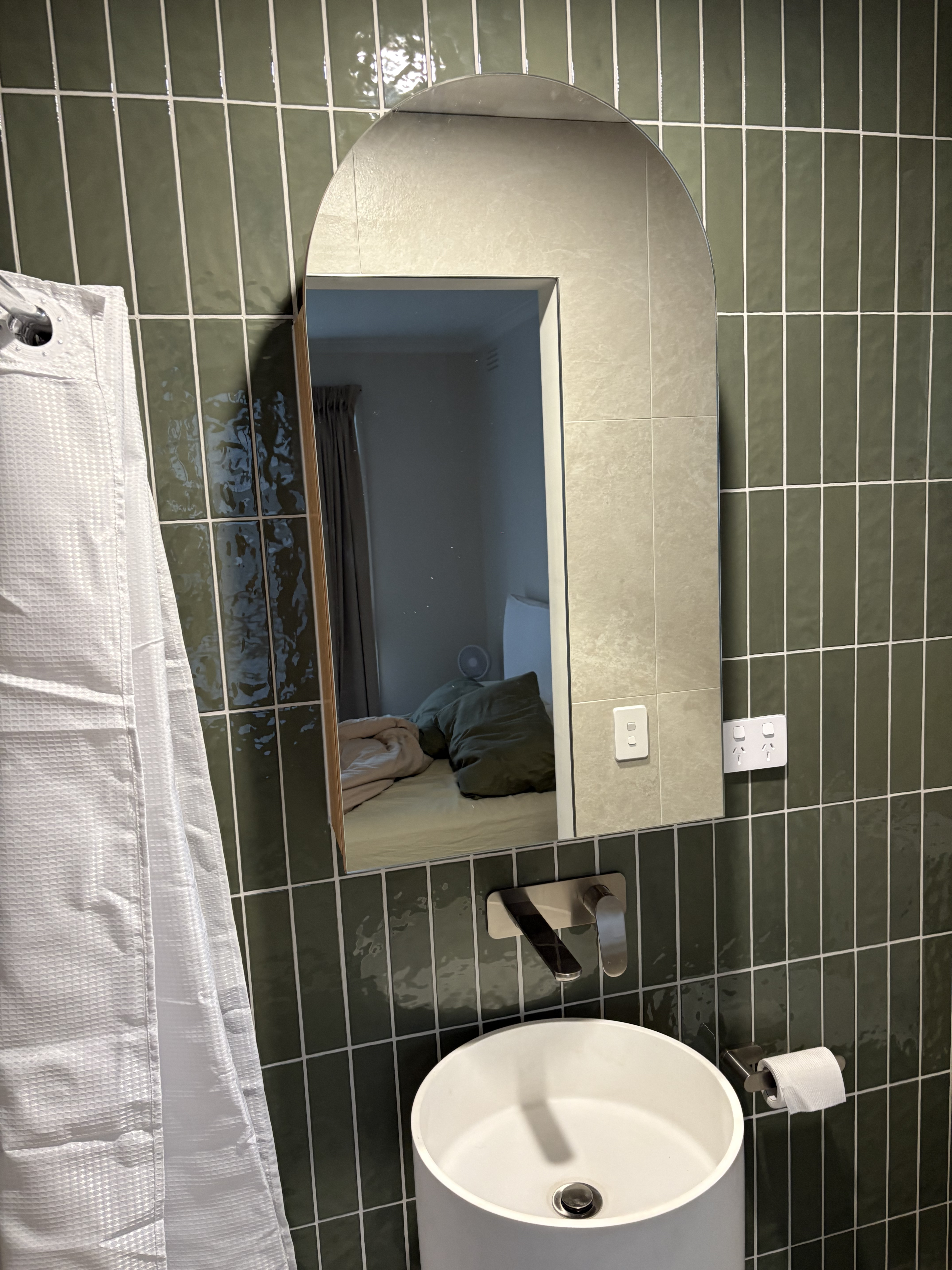 Sage Green Family Bathroom Transformation photo 4